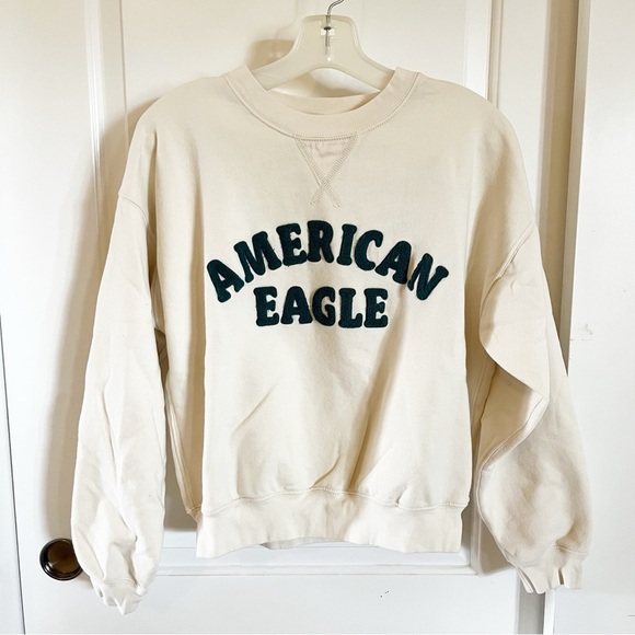 American Eagle Outfitters Sweaters - American Eagle Cream Crew Neck